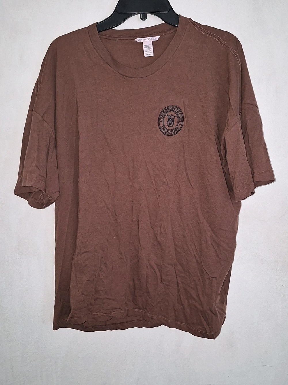 Victoria's Secret Brown Short Sleeve Sleep Tee